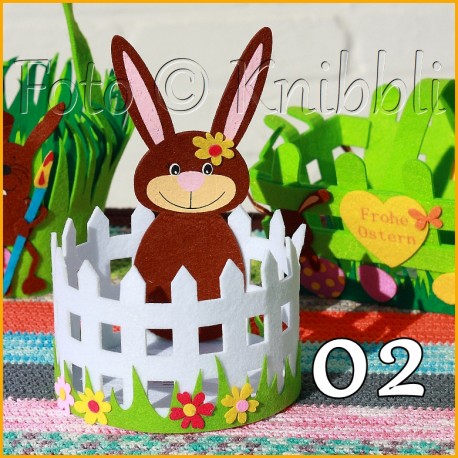 Filz Tasche oder Korb Ostern uvm