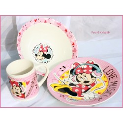 Porzellan Set Minnie Mouse Nr 1
