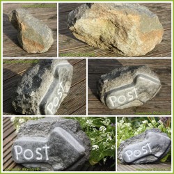 Stein-Kunst Zertifikat Einzelstück Künstlerschutz