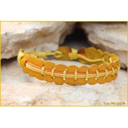 Set 4 Leder Armbänder Regenbogen Styl Nr 1