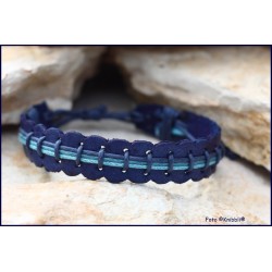 Set 4 Leder Armbänder Regenbogen Styl Nr 2