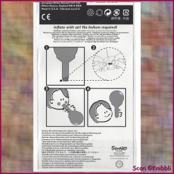 Hand Stabhals Folienballon Hello Kitty