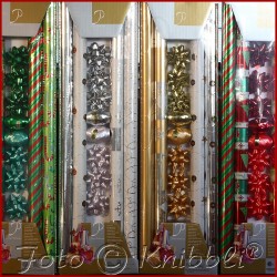 12 tlg Geschenk Verpackungs - Set Gold