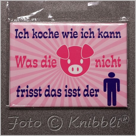 Magnetschild ca 6,5x9 cm Fun Spruch 05