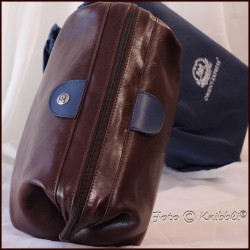 Elegante Kulturtasche aus Leder Orient-Express