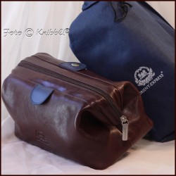 Elegante Kulturtasche aus Leder Orient-Express