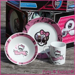 Set Monster High Skull Nr 1 Porzellan Keramik