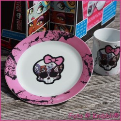 Set Monster High Skull Nr 1 Porzellan Keramik