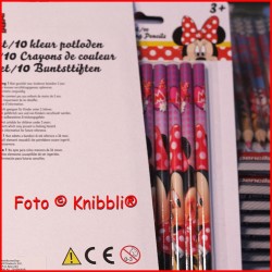 10er Minnie Mouse Disney Buntstifte