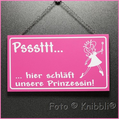 Vollfarbe Schild 10x18 Spruch 14